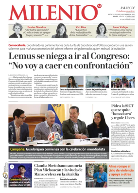 Cover of Milenio Jalisco