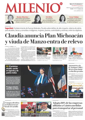 Cover of Milenio Monterrey