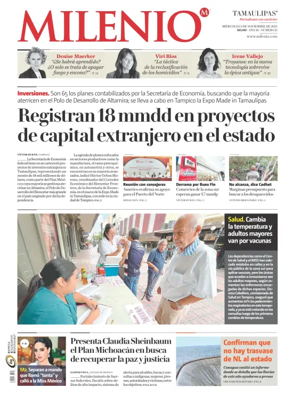 Cover of Milenio Tamaulipas