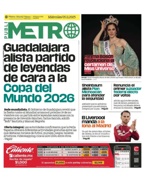 Cover of Publimetro Guadalajara