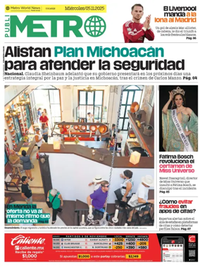Cover of Publimetro Quintana Roo