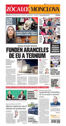 Cover of Zócalo Monclova