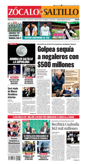 Cover of Zócalo Saltillo