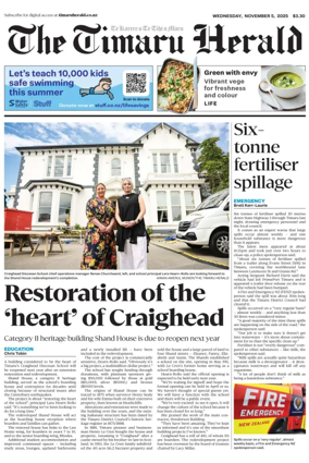 Cover of The Timaru Herald