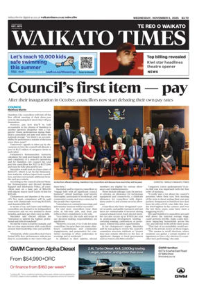 Cover of Waikato Times