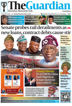 Cover of The Guardian Nigeria