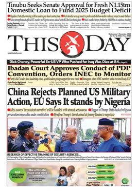 Cover of THISDAY