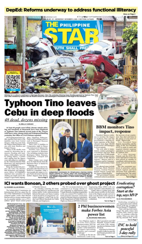 Cover of The Philippine Star