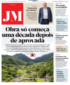 Cover of Jornal Madeira