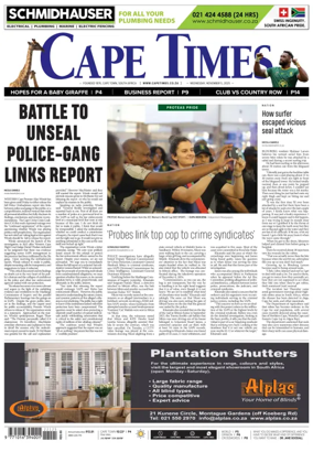 Cover of Cape Times