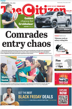 Cover of The Citizen (Gauteng)