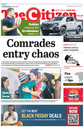 Cover of The Citizen (KZN)