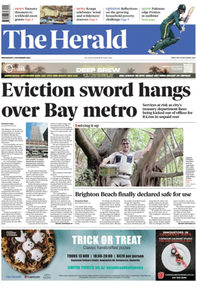 Cover of The Herald (South Africa)