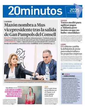 Cover of 20 Minutos Valencia