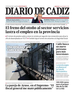 Cover of Diario de Cadiz