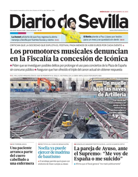 Cover of Diario de Sevilla