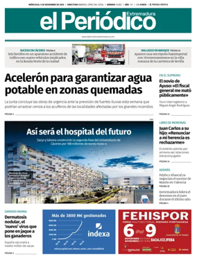 Cover of El Periódico Extremadura