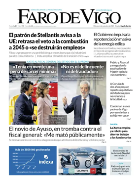 Cover of Faro de Vigo