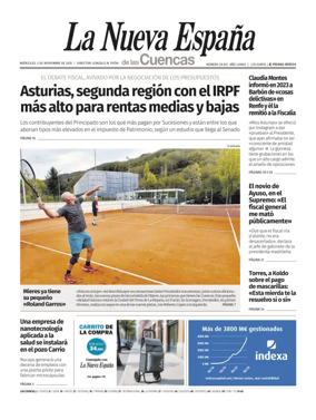 Cover of La Nueva España (Cuencas)