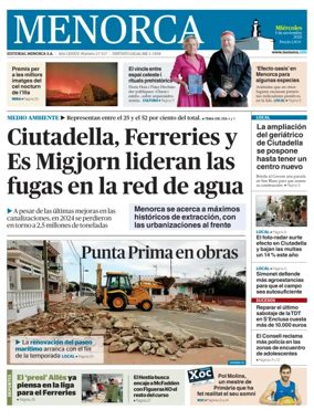Cover of Menorca Diario Insular