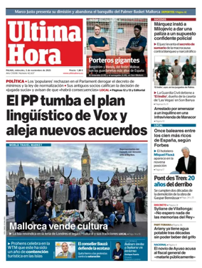 Cover of Ultima Hora