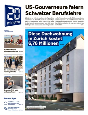 Cover of 20 Minuten - Zurich
