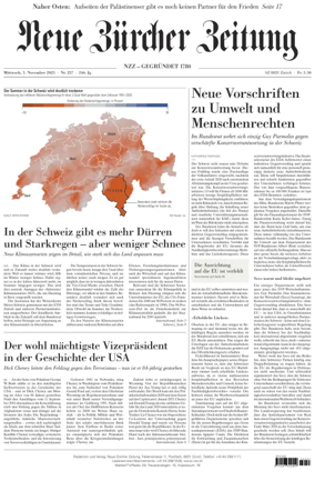 Cover of Neue Zürcher Zeitung