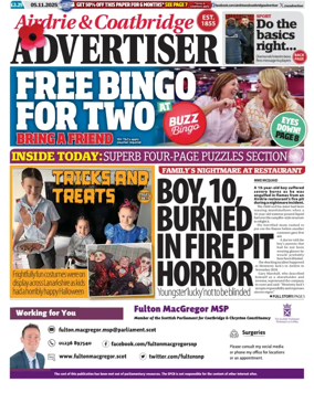 Cover of Airdrie & Coatbridge Advertiser