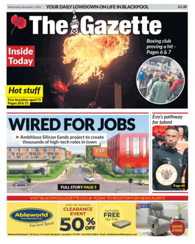Cover of Blackpool Gazette