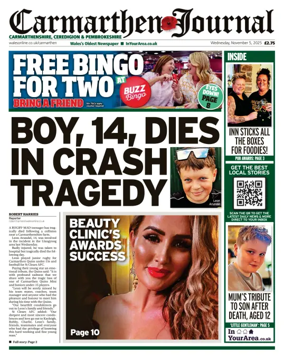 Cover of Carmarthen Journal