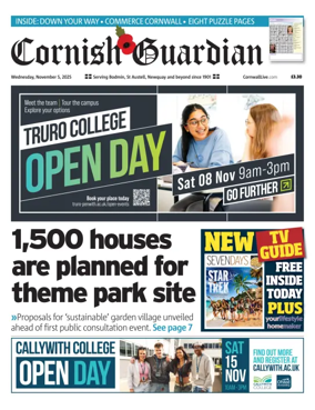 Cover of Cornish Guardian (Newquay & the North Coast)