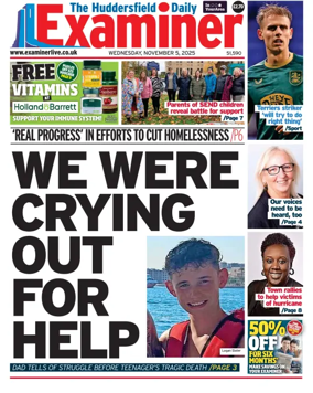 Cover of Huddersfield Daily Examiner