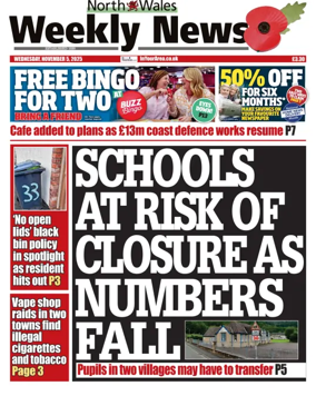 Cover of North Wales Weekly News