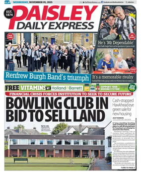Cover of Paisley Daily Express