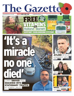 Cover of Teesside Evening Gazette