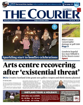 Cover of The Courier & Advertiser (Angus and The Mearns Edition)