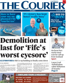 Cover of The Courier & Advertiser (Fife Edition)