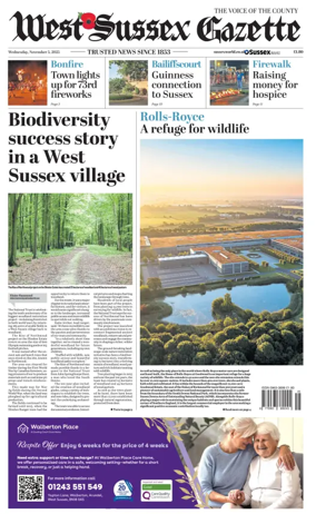 Cover of West Sussex Gazette