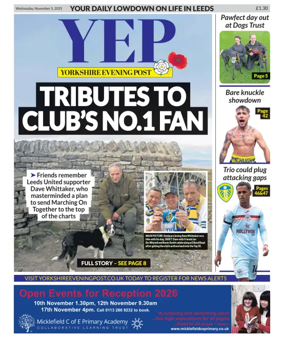 Cover of Yorkshire Evening Post