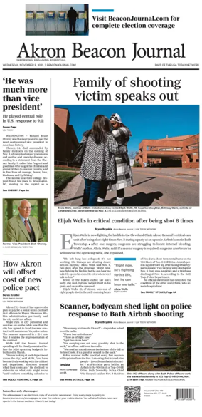 Cover of Akron Beacon Journal