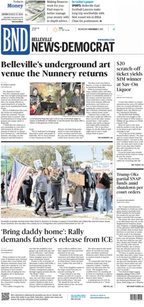 Cover of Belleville News-Democrat