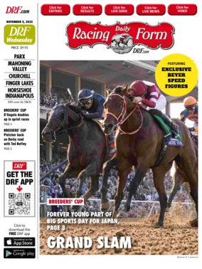 Cover of Daily Racing Form National Digital Edition