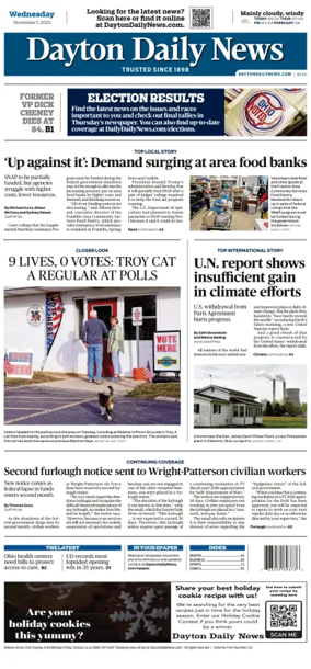 Cover of Dayton Daily News