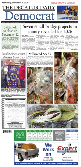 Cover of The Decatur Daily Democrat