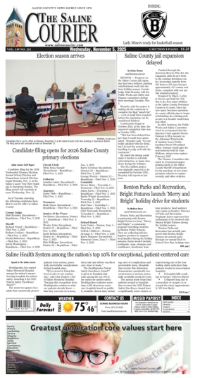 Cover of The Saline Courier