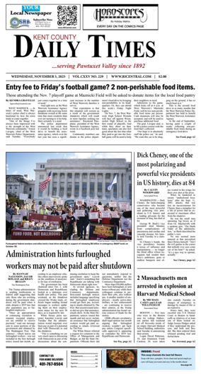 Cover of Kent County Daily Times