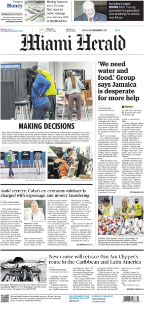 Cover of Miami Herald