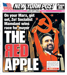 Cover of New York Post