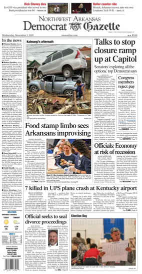 Cover of Northwest Arkansas Democrat-Gazette