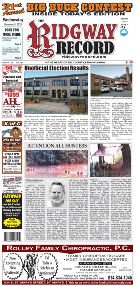 Cover of Ridgway Record